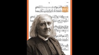 Liszt  Consolation No 5  Animated Sheet Music [upl. by Naol854]