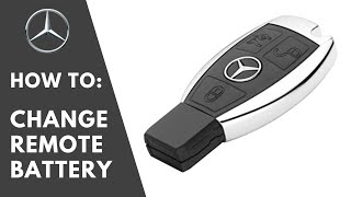 SAFE AND EASY  Mercedes Benz key fob battery replacement  DIY  3 button [upl. by Vtarj]