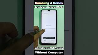 Samsung A Series Model Developer Options 2024 ✅ Enable Developer Options On ✅ for Usb Debugging Etc [upl. by Haraf]