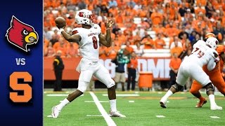 Louisville vs Syracuse Football Highlights 2016 [upl. by Alyam]