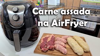 Carne assada na Air Fryer e pão de alho que delicia [upl. by Langer]