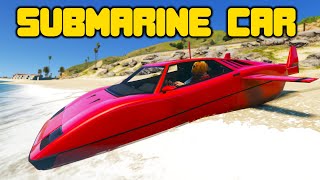 Using A Submarine Car To Escape Cops In GTA 5 RP [upl. by Fahy326]