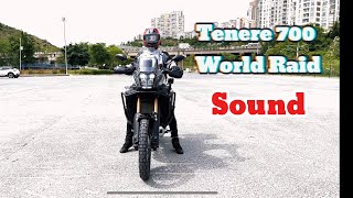 YamahaTenere 700 World Raid Sound  TTorque [upl. by Eirrak]