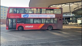 Buses In Norwich Bus Station [upl. by Bellina]