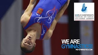 2015 Trampoline Worlds Odense DEN – Trampoline Qualifications  another Chinese delight [upl. by Noirod848]