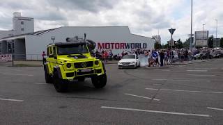 AMG meets Motorworld Böblingen 2k17 Burnout  Donut  Revs  Drifts [upl. by Koss42]