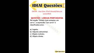 LÍNGUA PORTUGUESA PARA CONCURSO PÚBLICO [upl. by Garik]