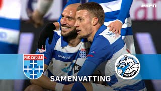 1️⃣3️⃣ DOELPUNTEN 2️⃣ HATTRICKS amp een RECORDOVERWINNING 🔥😱  Samenvatting PEC Zwolle  FC Den Bosch [upl. by Semreh]