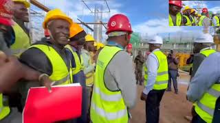 President Ruto Tours Kenyas GameChanging Talanta Sports Stadium 🏟️🔥 U Wont Believe the Progress [upl. by Adlesirhc726]