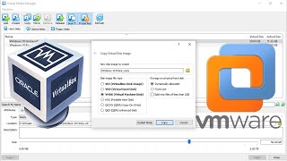 Use the VirtualBox Media Manager to Convert a VDI Disk File to a VMDK File for VMware Workstation [upl. by Htebilil559]