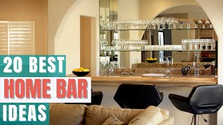 20 Home Bar Ideas That Will Impress Your Guests [upl. by Robertson]