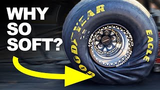 How Dragster Tyres Accelerate to 335 MPH in 36 Seconds [upl. by Reinnej]