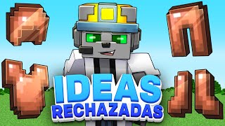 Me Paso Minecraft con IDEAS RECHAZADAS por Mojang [upl. by Eyks]