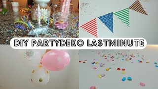 DIY lastminute Partydeko [upl. by Gerik]