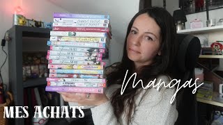 Mes récents achats de mangas  On rattrape le retard [upl. by Landa]