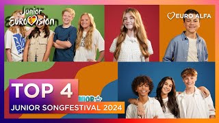 🇳🇱 Top 4  Junior Songfestival 2024 NL [upl. by Nnaylrebmik]