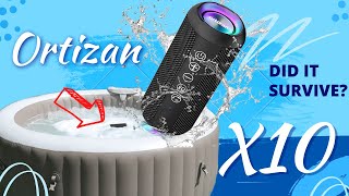 Ortizan x10 Portable Bluetooth Speaker Review [upl. by Demodena]