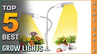 Top 5 Best Grow Lights Review for IndoorTropical Plants amp Seedings 2023  LED Strip Grow Lights [upl. by Rudiger116]