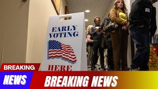 Early voting is underway in dozens of states with 28 million ballots cast so far [upl. by Trinl]