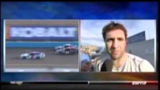 Jason Leffler Elliott Sadler Multi Car Crash WYPALL 200 NNS Phoenix 2011mpg [upl. by Safire]