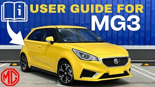 MG3 MG 3 Core  Excite  Exclusive Complete Owners Manual  Full Handover Walkthrough [upl. by Oidacra]