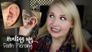 How I Healed My DAITH Piercing  PICTURES [upl. by Essilrahc199]