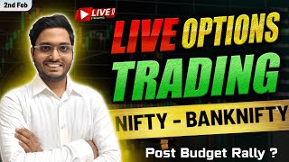 02 February Live Trading  Live Intraday Trading Today  Bank Nifty option trading live Nifty 50 [upl. by Wakefield]