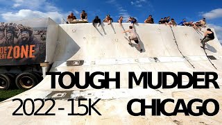 Tough Mudder Chicago 2022  All Obstacles  15k [upl. by Hermy]