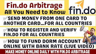 Findo Arbitrage  Card to Card Transfer  Buy Dollars at Bank Rate FOR ALL COUNTRIES [upl. by Notsud251]