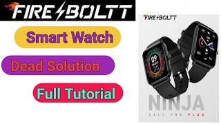 FireBoltt Smartwatch Dead Repair Solution  Smartwatch Repair Screen Replacement  Display Change [upl. by Eyla]