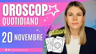 Oroscopo 20 Novembre [upl. by Nojel]