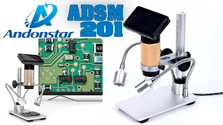 MICROSCÓPIO DIGITAL ANDONSTAR ADSM201🔬🔬🔬 [upl. by Cull]