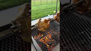 Rotisserie Chicken on Santa Maria Grill [upl. by Rebmik660]