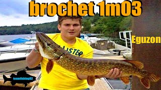 Gros BROCHET 1m03 Eguzon lac [upl. by Adrianne929]