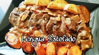 LENGUA ESTOFADO  How to cook lengua estofado with natural tomatoes [upl. by Soma887]