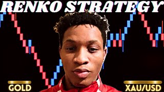 OLDSIMPLE RENKO TRADING STRATEGY BEGINNER GUIDE ON RENKO CHARTS 2024  XAUUSD TRADING STRATEGY [upl. by Clothilde]