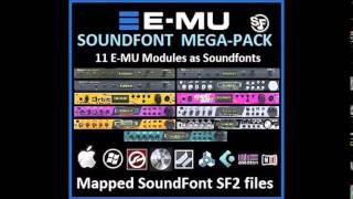 EMU Proteus Module Soundfonts MegaPack EMU Sf2 collection [upl. by Negriv]