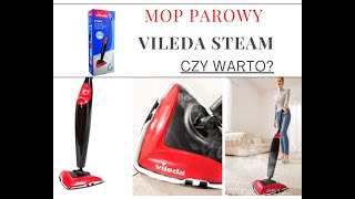 VILEDA Mop parowy Steam UNBOXING OPINIA Pierwsze uruchomienie Test Czy warto lidl [upl. by Inod]