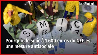 Pourquoi le smic à 1 600 euros du NFP est une mesure antisociale [upl. by Aydidey]