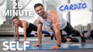 25 Minute Full Body Cardio Workout  No Equipment With WarmUp and CoolDown  SELF [upl. by Suirada173]