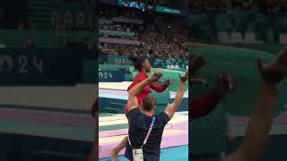 Simone Biles Vault  Slow Motion  Olympics [upl. by Elvis]