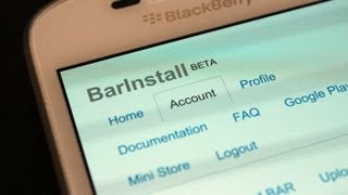 Install files OTA on BlackBerry 10 with BarInstall [upl. by Bore831]