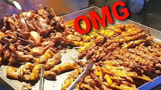 Street Food Popular on in Cambodia  Grilled chicken  roast chicken  Grilled Chicken in PP food [upl. by Inalaehak937]