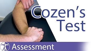 Cozens Test  Lateral Epicondylitis  Tennis Elbow Diagnosis [upl. by Kapeed]