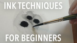 Ink Drawing Techniques for Beginners [upl. by Notneiuq]