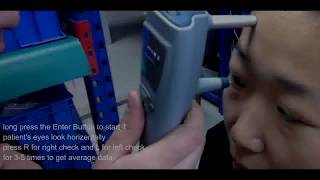 CHESW500 Handheld Rebound Tonometer Operation Instruction [upl. by Eniawed]