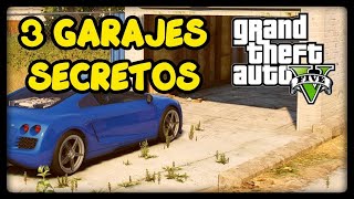 🔥 3 GARAJES SECRETOS en GTA V MODO HISTORIA  3 UBICACIONES SECRETAS de GTA V [upl. by Diley194]