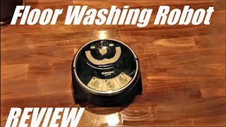 REVIEW iLife Shinebot W450 Smart Mopping Robot Floor Washing amp Scrubbing Robot [upl. by Narda184]