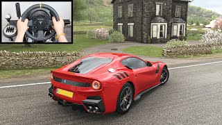 Forza Horizon 4 Drifting Ferrari F12 TDF Thrustmaster TX Steering Wheel Gameplay [upl. by Ibrahim436]