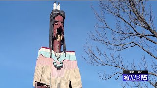 What happened to Maines famous Skowhegan Indian [upl. by Ahtnama]